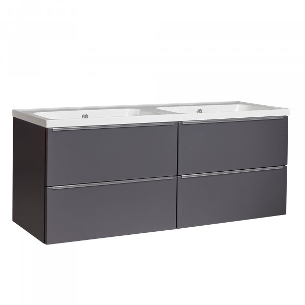 Tavistock Cadence 1200mm Wall Mounted Vanity Unit - Storm Grey