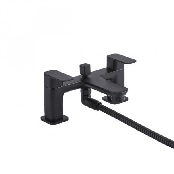 Tavistock Haze Bath Shower Mixer and Handset - Black