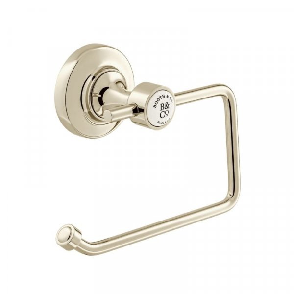 Booth & Co. Axbridge Toilet Roll Holder - Nickel