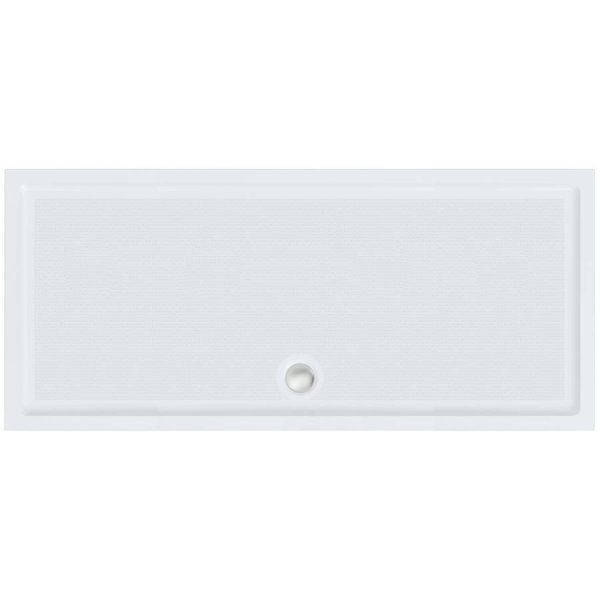 Roman Anti-Slip 1600 x 700mm White Rectangular Shower Tray