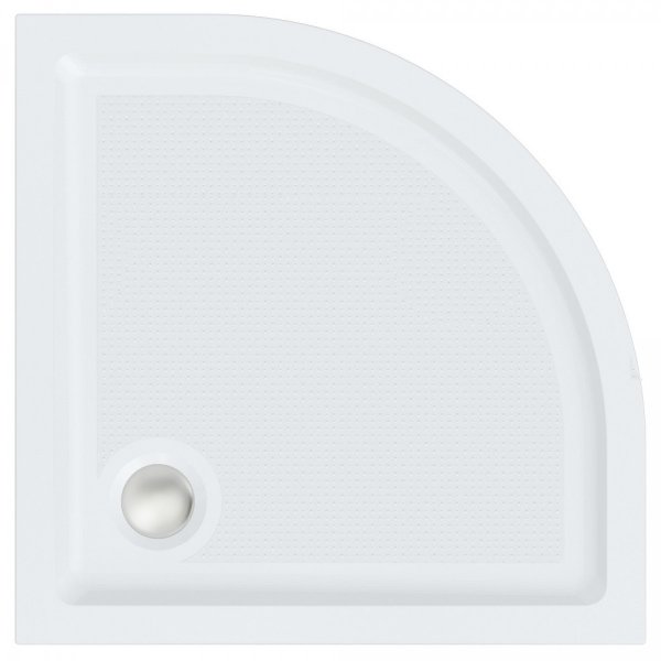 Roman Anti-Slip 800 x 800mm White Quadrant Shower Tray
