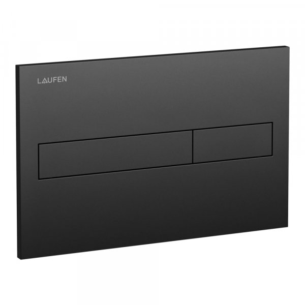 Laufen LIS AW1 Matt Black Dual Flush Plate