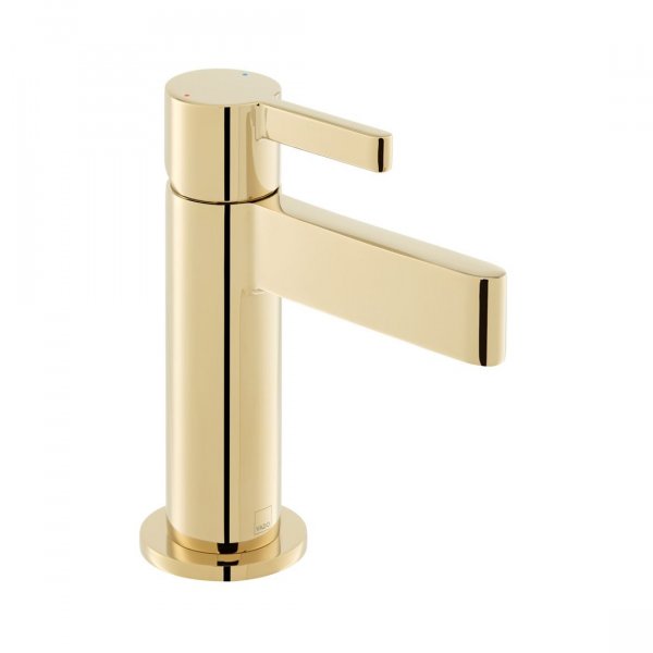 Vado Individual Edit Mini Mono Basin Mixer - Bright Gold