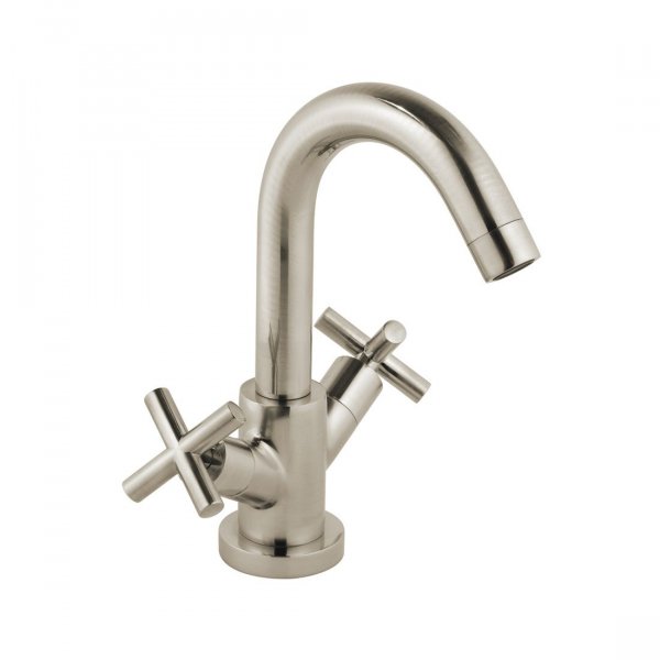 Vado Individual Elements Mono Basin Mixer - Brushed Nickel