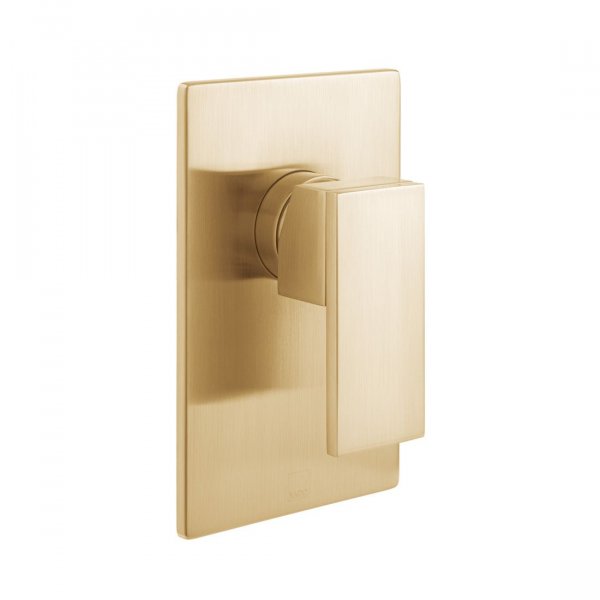 Vado Individual Notion 1 Outlet Manual Shower Valve - Brushed Gold