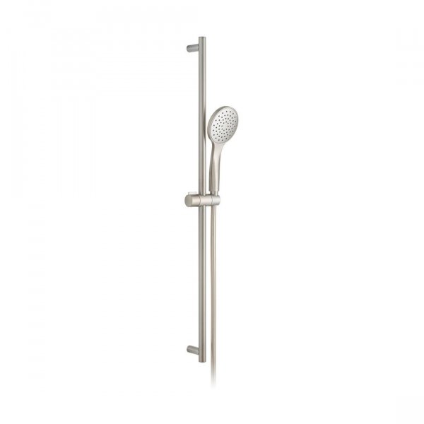 Vado Individual Round Single Function Air-Injection Slide Shower Rail Kit - Brushed Nickel