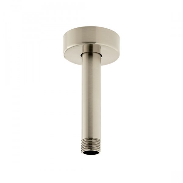 Vado Individual Fixed Head Ceiling Mounting Shower Arm - Brushed Nickel 100mm (4