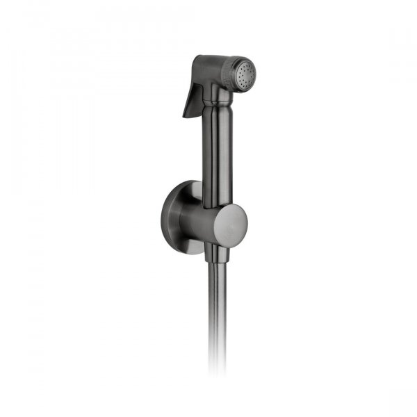Vado Individual Luxury Shattaf Handset with Wall Bracket - Brushed Black