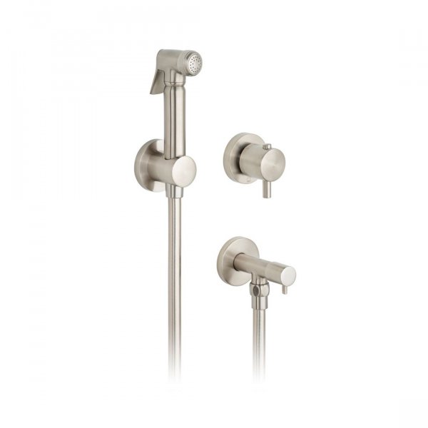 Vado Individual Luxury Shattaf Kit - Brushed Nickel