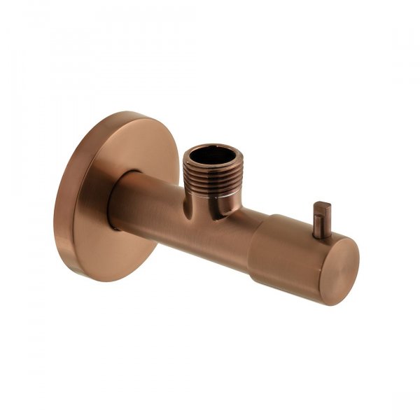 Vado Individual Angle Valve - Brushed Bronze 1/2