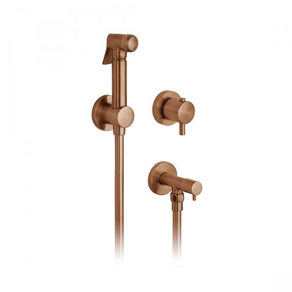 Vado Individual Luxury Shattaf Kit - Brushed Bronze