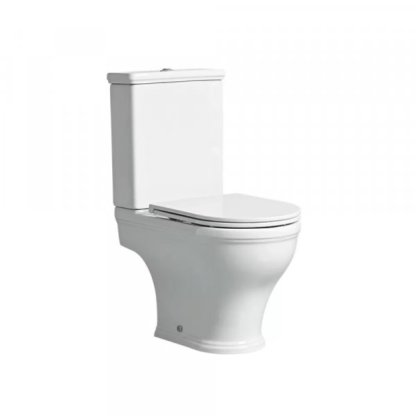 Tavistock Lansdown Short Projection Open Back Close Coupled WC Pan and Cistern