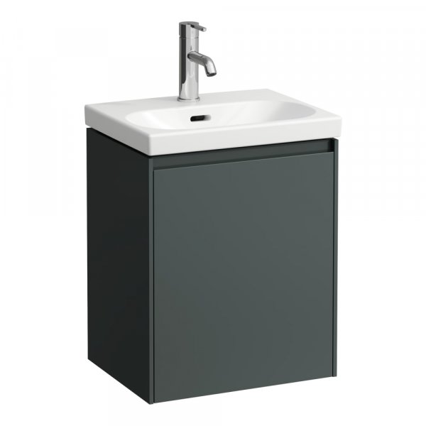 Laufen Lani Traffic Grey 450mm Vanity Unit - Left Hand Door