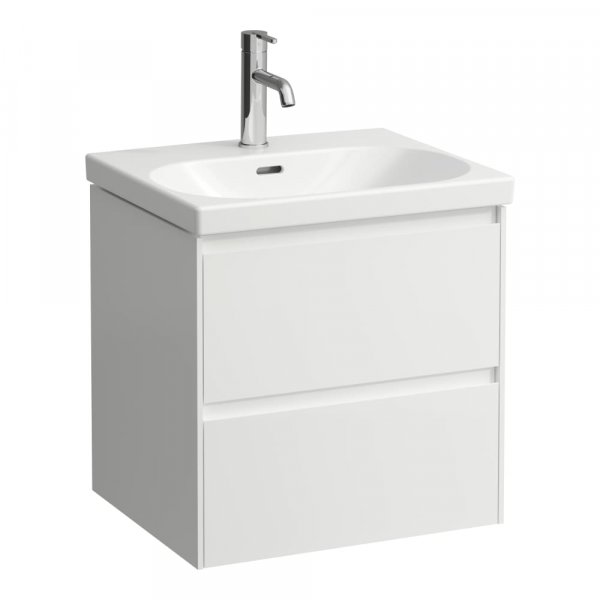 Laufen Lani Matt White 550mm 2 Drawer Vanity Unit