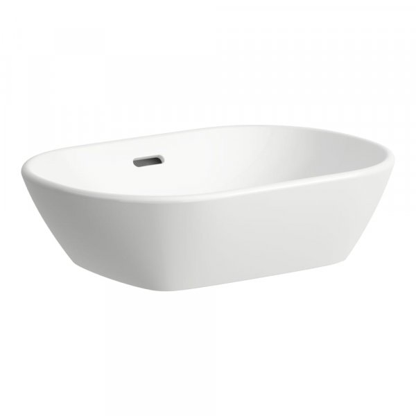 Laufen Lua 500 x 350mm Long Oval Bowl Washbasin