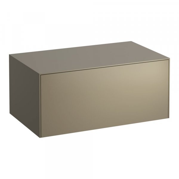 Laufen Sonar 800mm Titanium (Lacquered) Drawer Element without Cutout