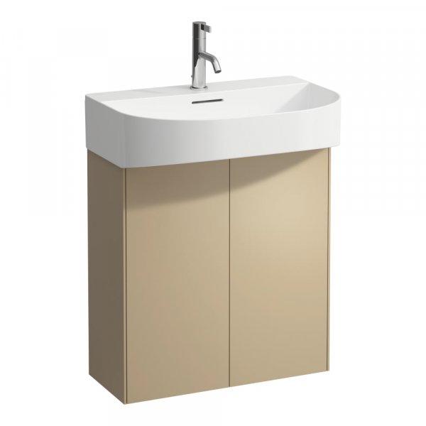 Laufen Sonar 600mm Gold (Lacquered) 2 Door Vanity Unit