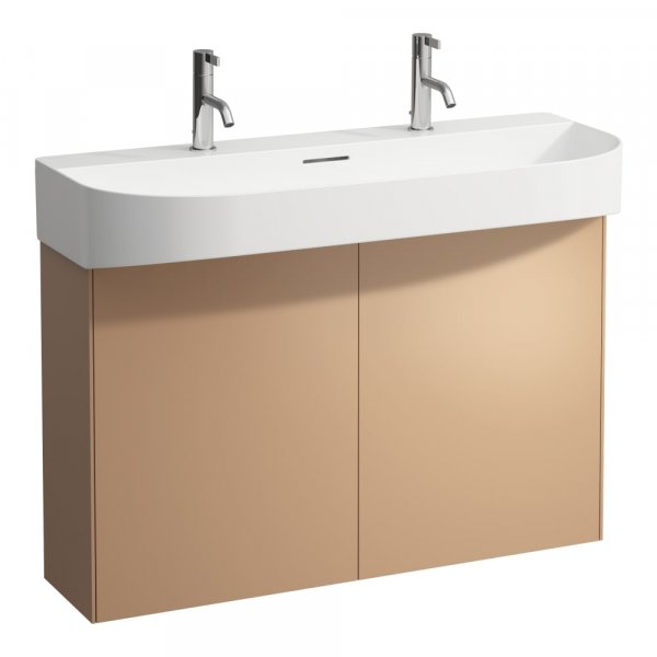 Laufen Sonar 1000mm Copper (Lacquered) 2 Door Vanity Unit