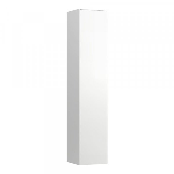 Laufen Sonar 1600mm Matt White 1 Door Tall Cabinet - Left Hand