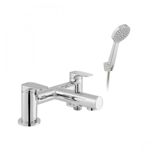 Vado Axces Vala Deck Mounted Bath Shower Mixer + Shower Kit