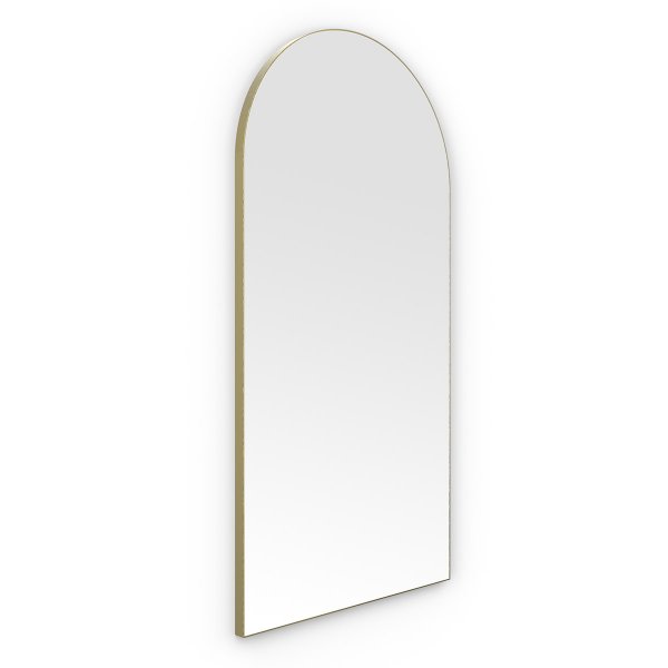 Origins Living Oslo 500mm Arch Mirror - Brushed Brass