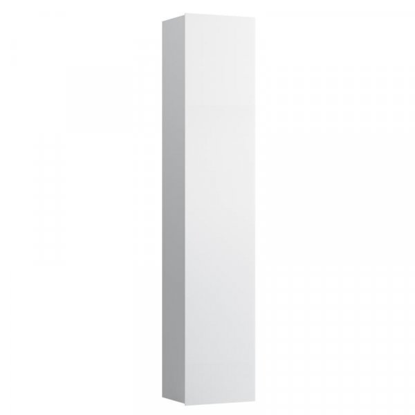 Laufen Ino Matt White 360 x 1800mm Aluminium Tall Unit with 5 Shelves - Right Hand