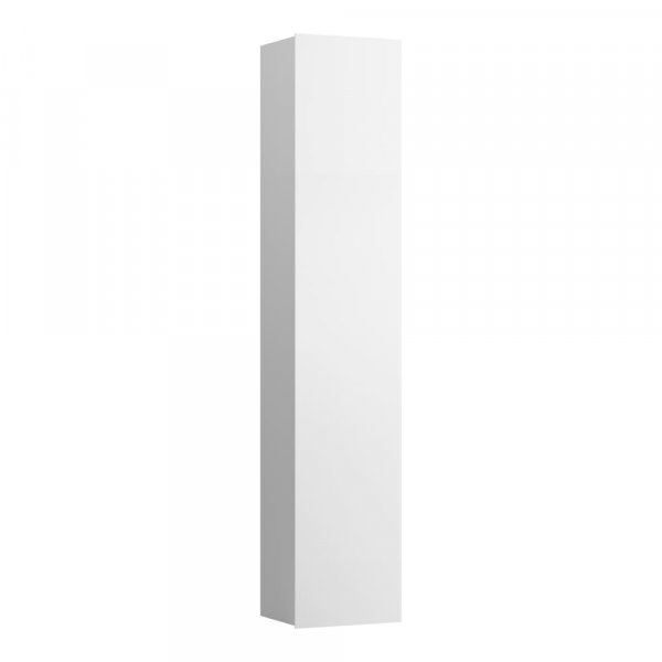 Laufen Ino Matt White 360 x 1800mm Aluminium Tall Unit with 5 Shelves - Left Hand