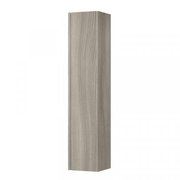 Laufen Base Light Elm 350 x 1650mm Tall Cabinet with 1 Door & Anodised Aluminium Handle - Right Hand