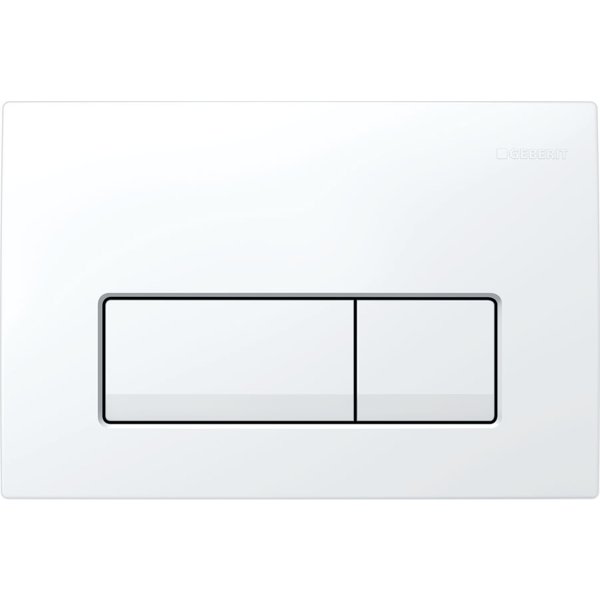 Geberit Delta 50 White Dual Flush Plate