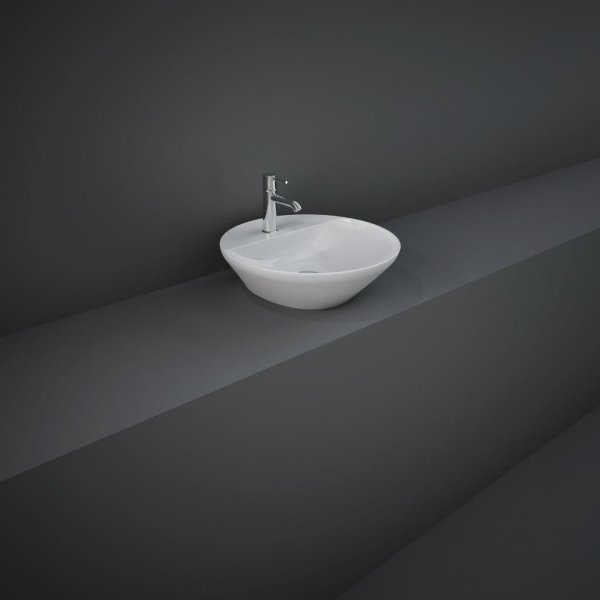 RAK Variant Round Countertop Basin 42cm - Alpine White