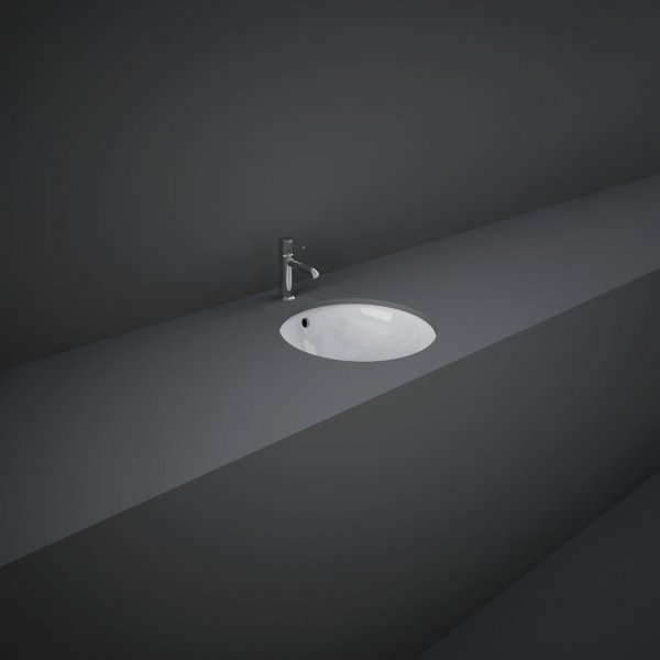 RAK Variant Round Under-Counter Basin 36cm - Alpine White