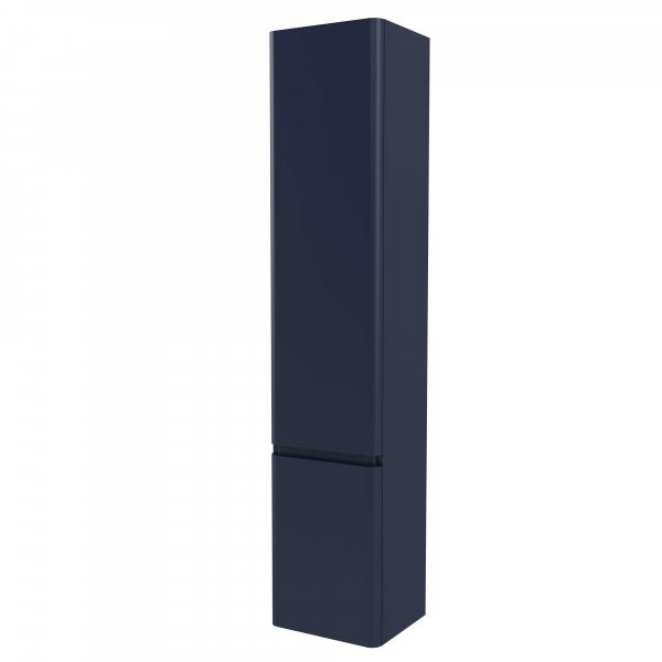 RAK Resort 350x1650mm Tall Storage Unit Basin Unit - Matt Denim Blue