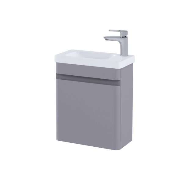 RAK Resort 450mm Cloakroom Basin Unit - Matt Mushroom