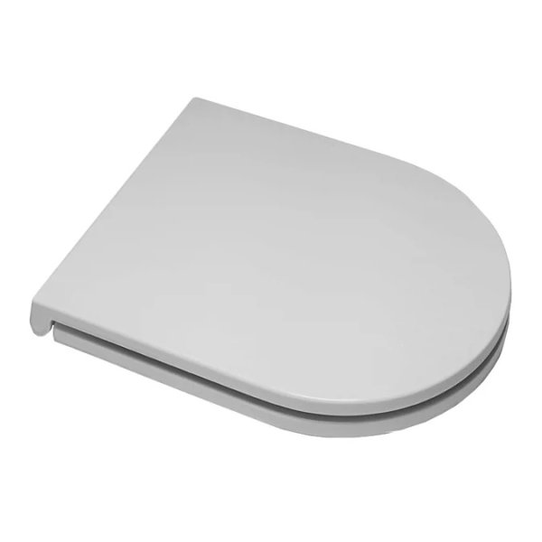 RAK Resort Mini Slim Sandwich Soft Close Toilet Seat - White