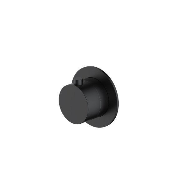 RAK Petit Round Concealed Diverter, Single - Black