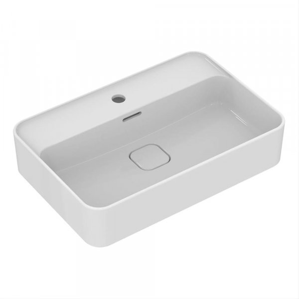 Ideal Standard Strada II 60cm Vessel Basin with Overflow, Clicker Waste & 1 Tap Hole