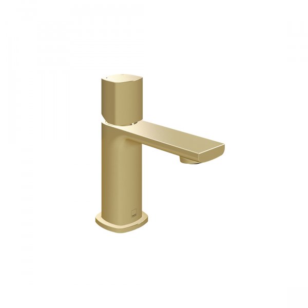 Vado Cameo Leverless Mini Mono Basin Mixer - Satin Brass