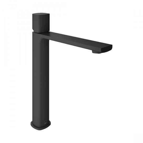 Vado Cameo Leverless Extended Mono Basin Mixer for Low Pressure System - Matt Black