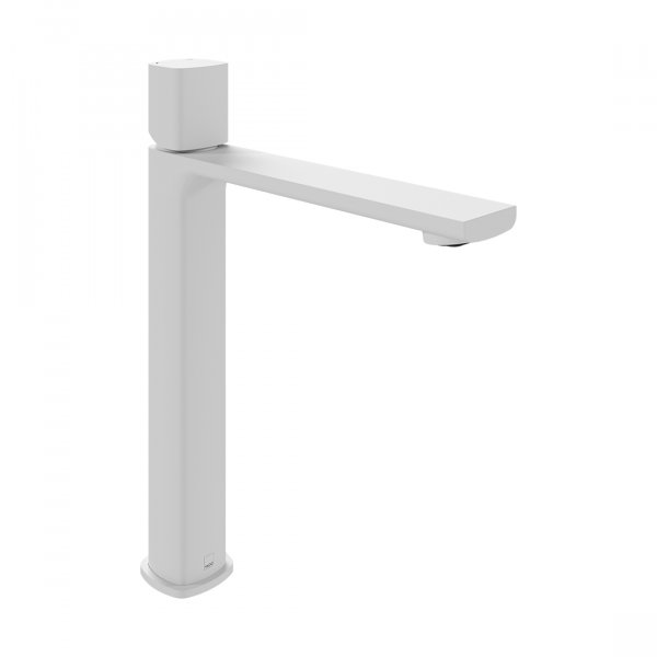 Vado Cameo Leverless Extended Mono Basin Mixer - Matt White