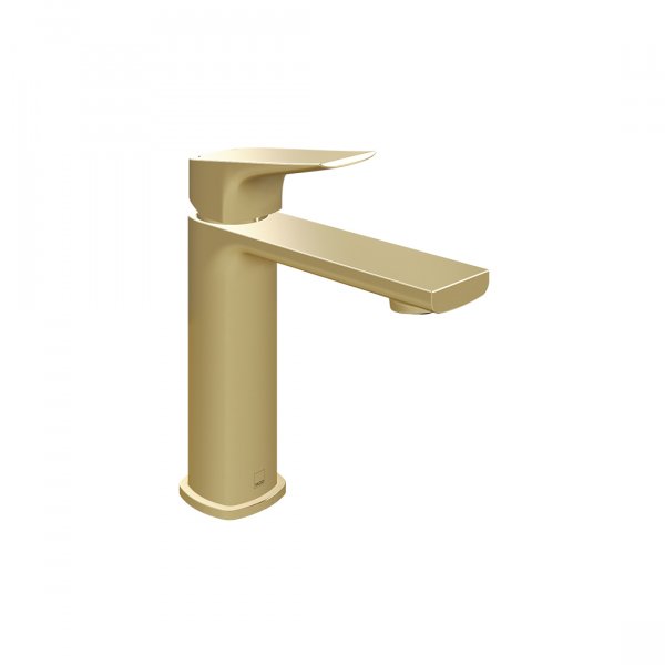 Vado Cameo Lever Mono Basin Mixer - Satin Brass