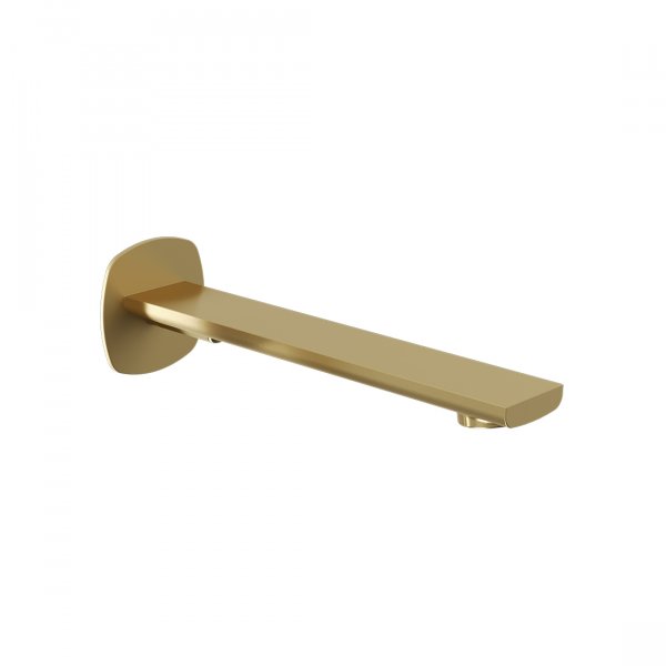 Vado Cameo Wall Mounted Bath Spout - Satin Brass