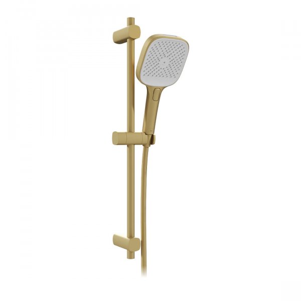 Vado Cameo Multi Function Slide Rail Shower Kit - Satin Brass