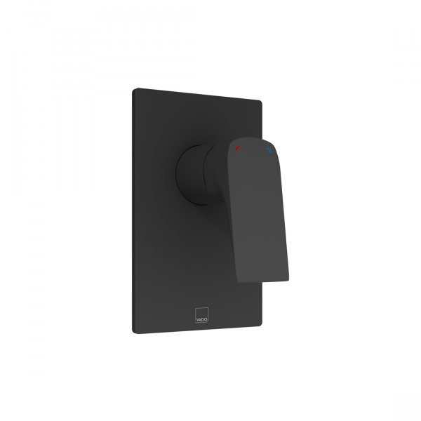 Vado Cameo Concealed 1 Outlet Manual Valve - Matt Black