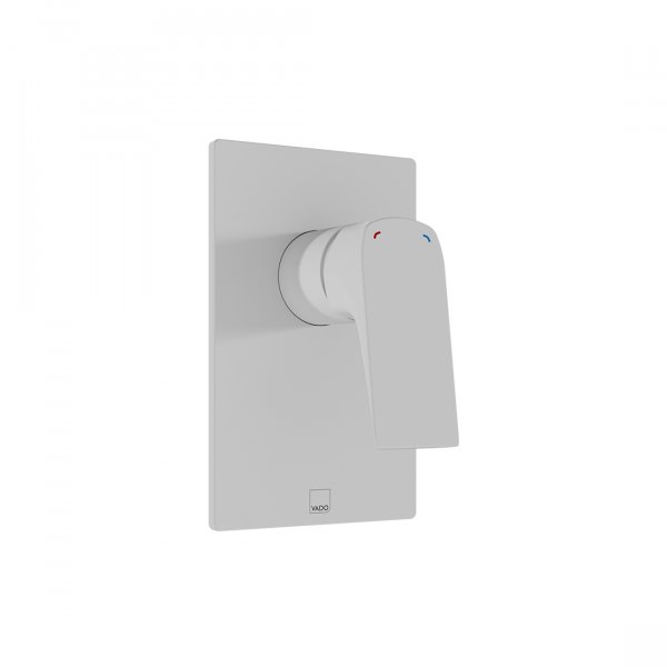 Vado Cameo Concealed 1 Outlet Manual Valve - Matt White