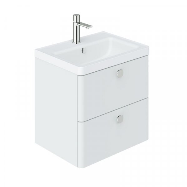 Vado Cameo 600mm Vanity Unit with 2 Drawers - Arctic White