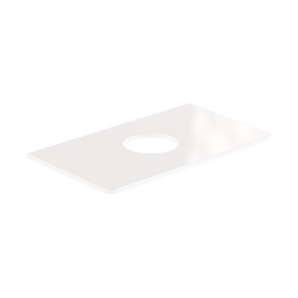 Vado Cameo 800mm Worktop - Gloss White