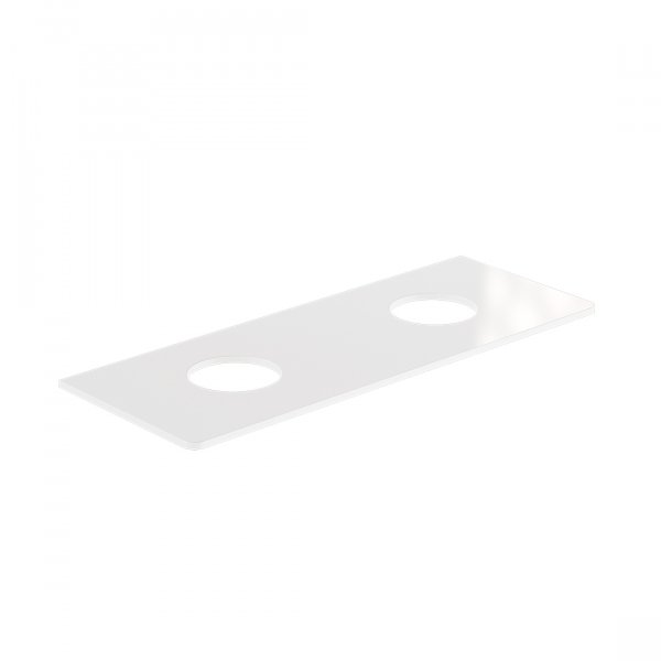 Vado Cameo 1200mm Worktop - Gloss White