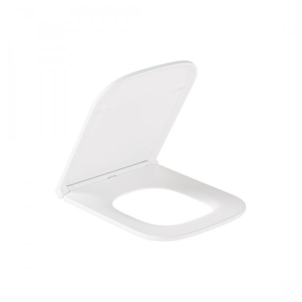 Vado Cameo Slimline Soft-Square Toilet Seat For Wall Hung & Back to Wall Toilet - White