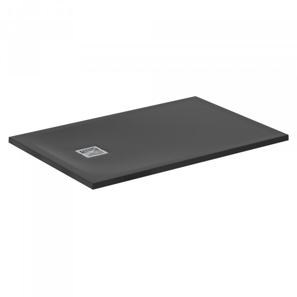 Ideal Standard Ultra Flat S+ 1200 x 800mm Black Rectangular Shower Tray