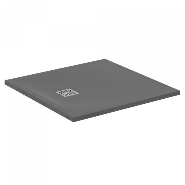 Ideal Standard Ultra Flat S+ 900 x 900mm Grey Square Shower Tray